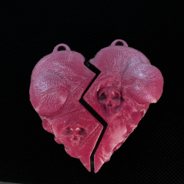 Broken Heart Keychain, Pair