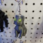 Sitting Cat Keychain