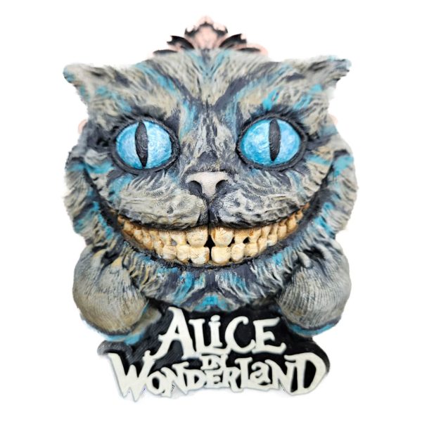 Chesire Cat Alice in Wonderland Magnetic 3D Bust